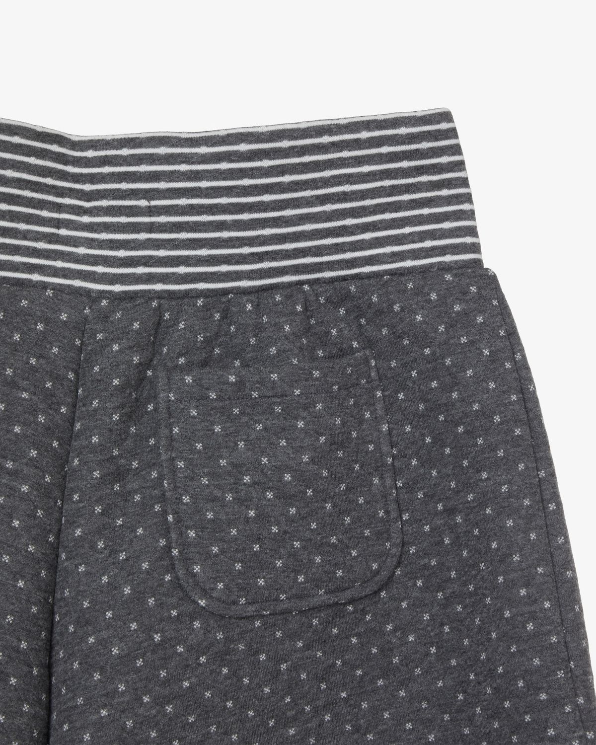 에이이에이이(AEAE) BIG BUTTON MINI SHORTS [CHARCOAL]