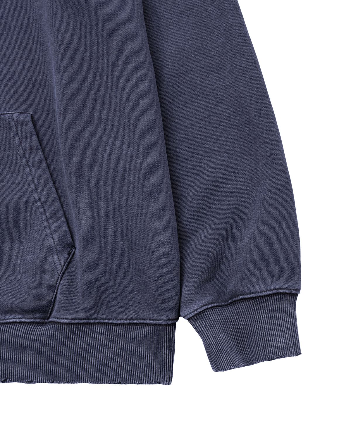 핍스 모터사이클(PHYPS MOTORCYCLE) [김간지 X 핍스 모터사이클] Pigment Old Logo Balaclava Hoodie Navy