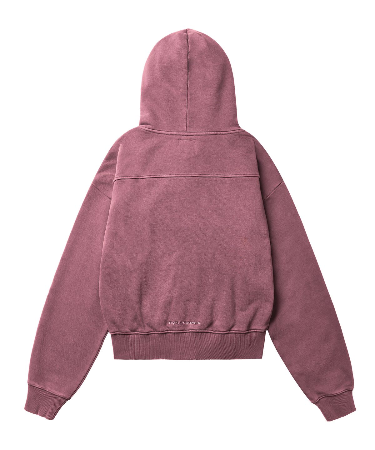 핍스 모터사이클(PHYPS MOTORCYCLE) Women Pigment Hoodie Zip Up Pink