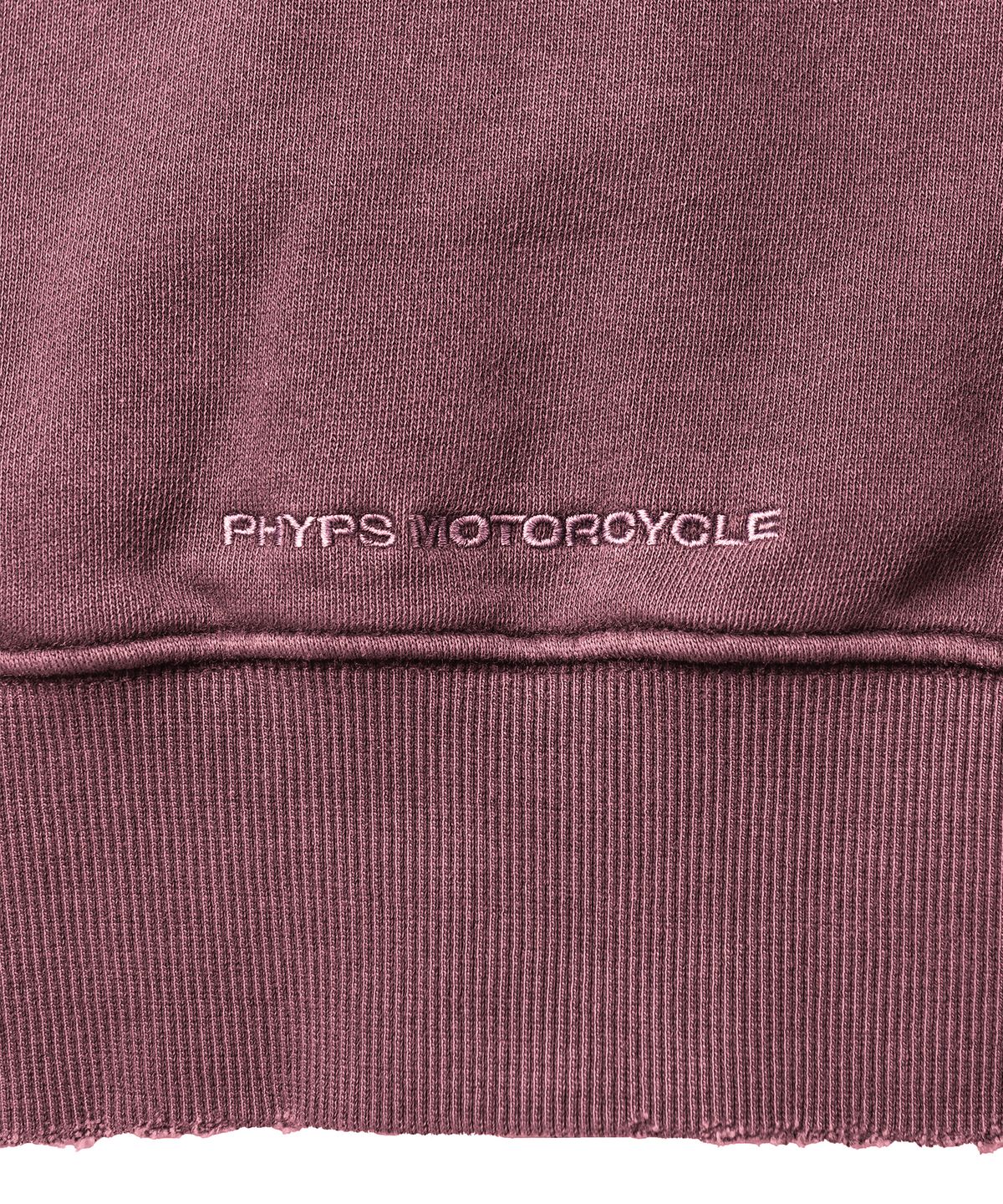 핍스 모터사이클(PHYPS MOTORCYCLE) Women Pigment Hoodie Zip Up Pink