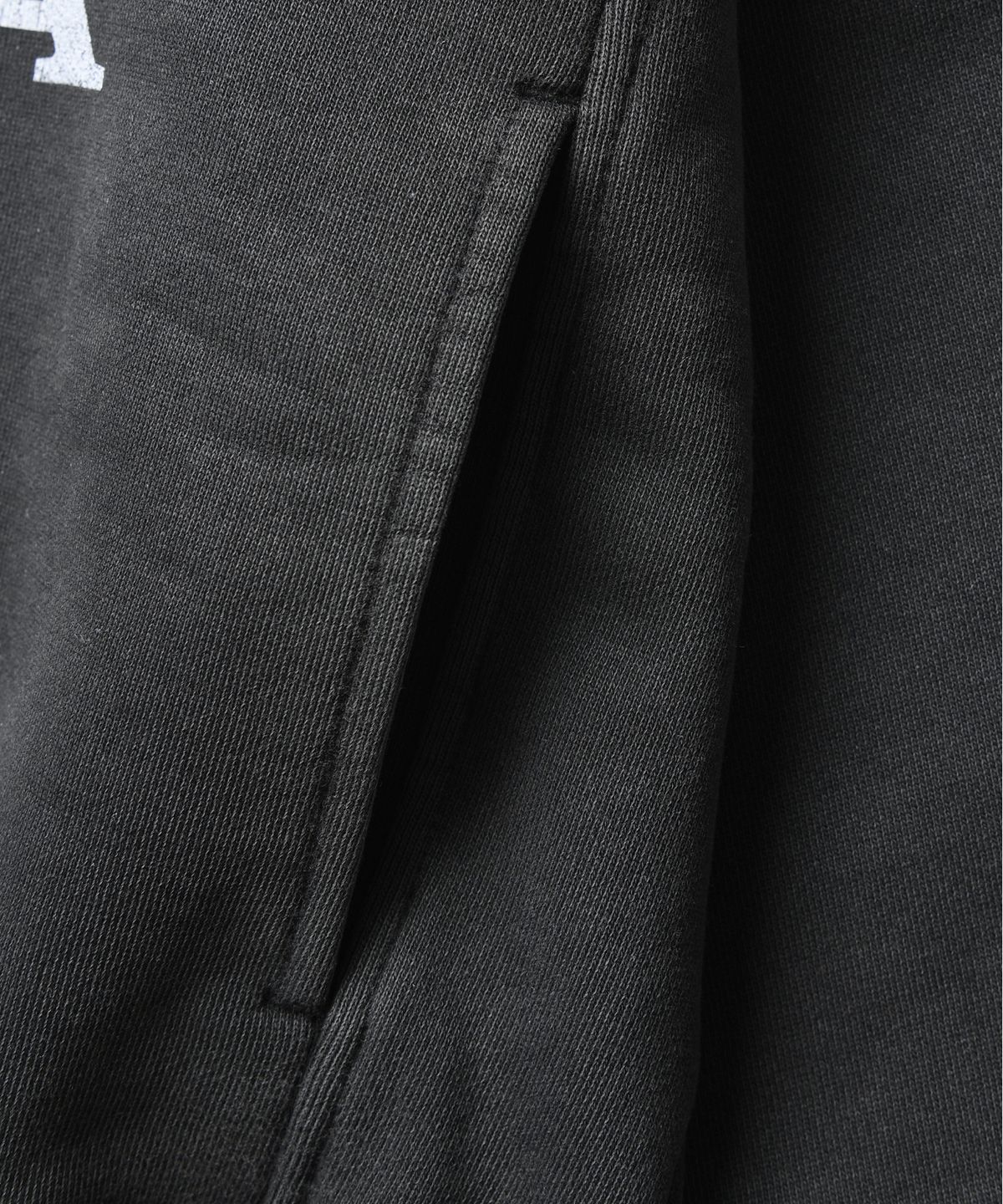 핍스 모터사이클(PHYPS MOTORCYCLE) Women Pigment Hoodie Zip Up Charcoal