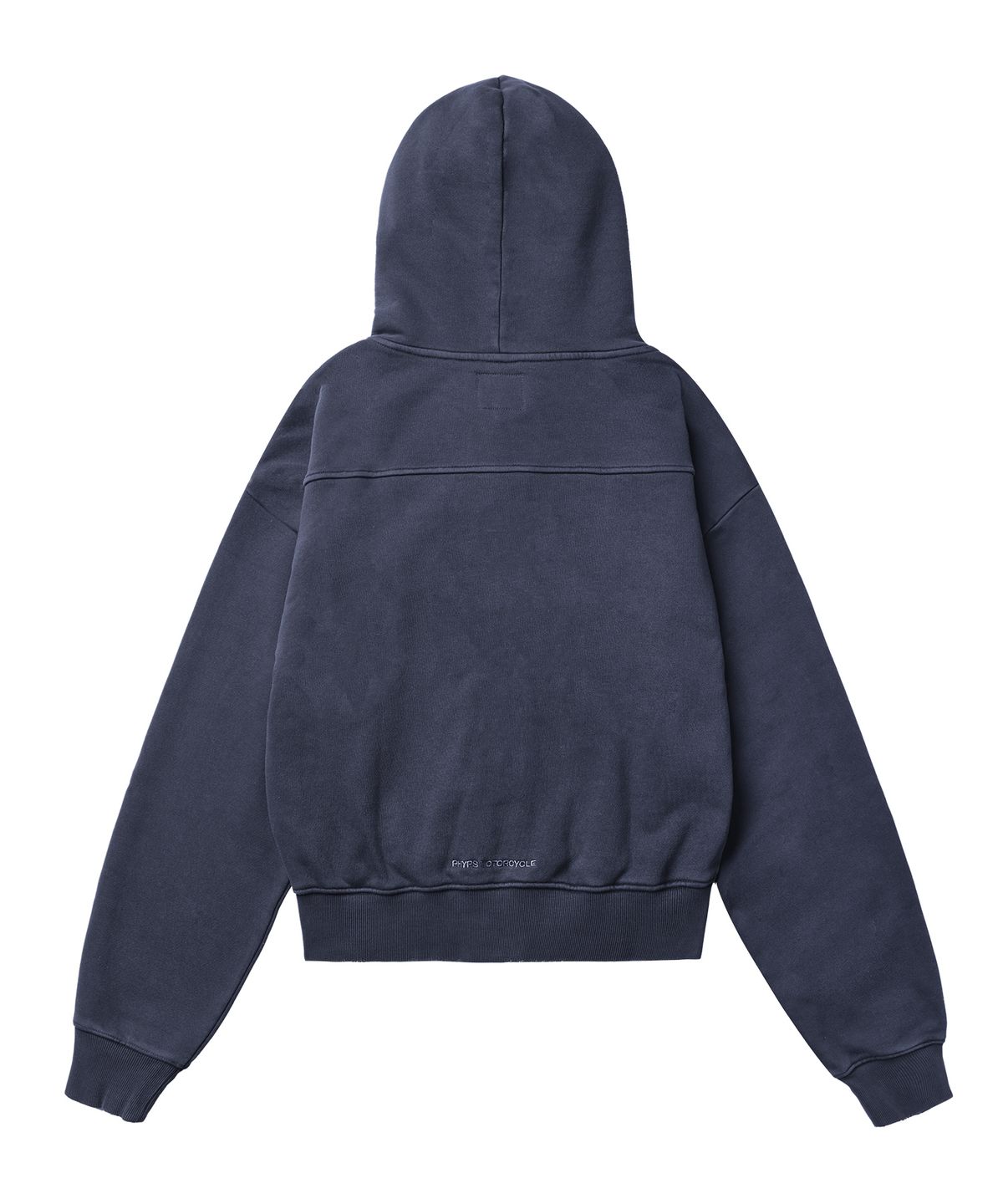핍스 모터사이클(PHYPS MOTORCYCLE) Women Pigment Hoodie Zip Up Navy