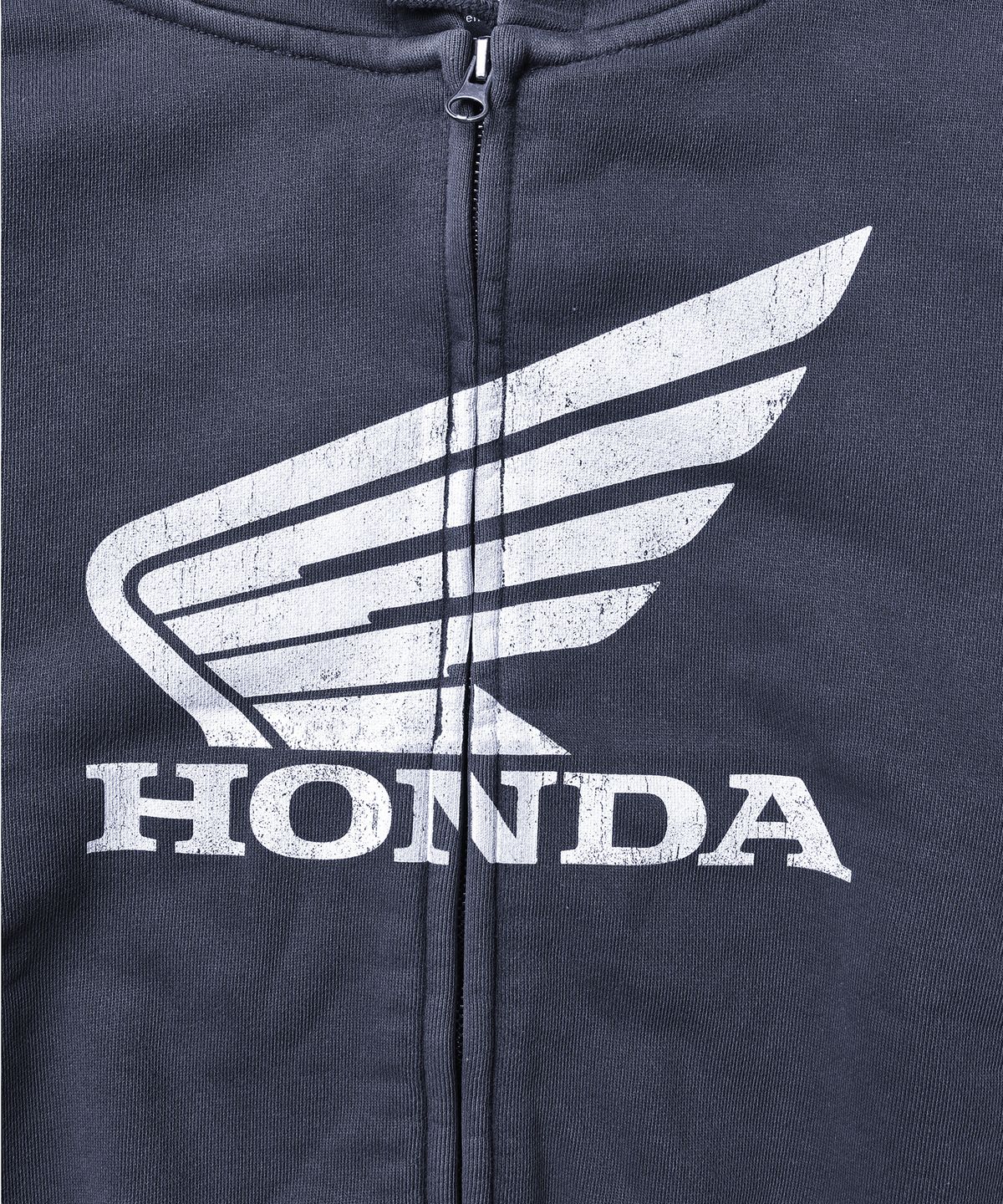 핍스 모터사이클(PHYPS MOTORCYCLE) Women Pigment Hoodie Zip Up Navy