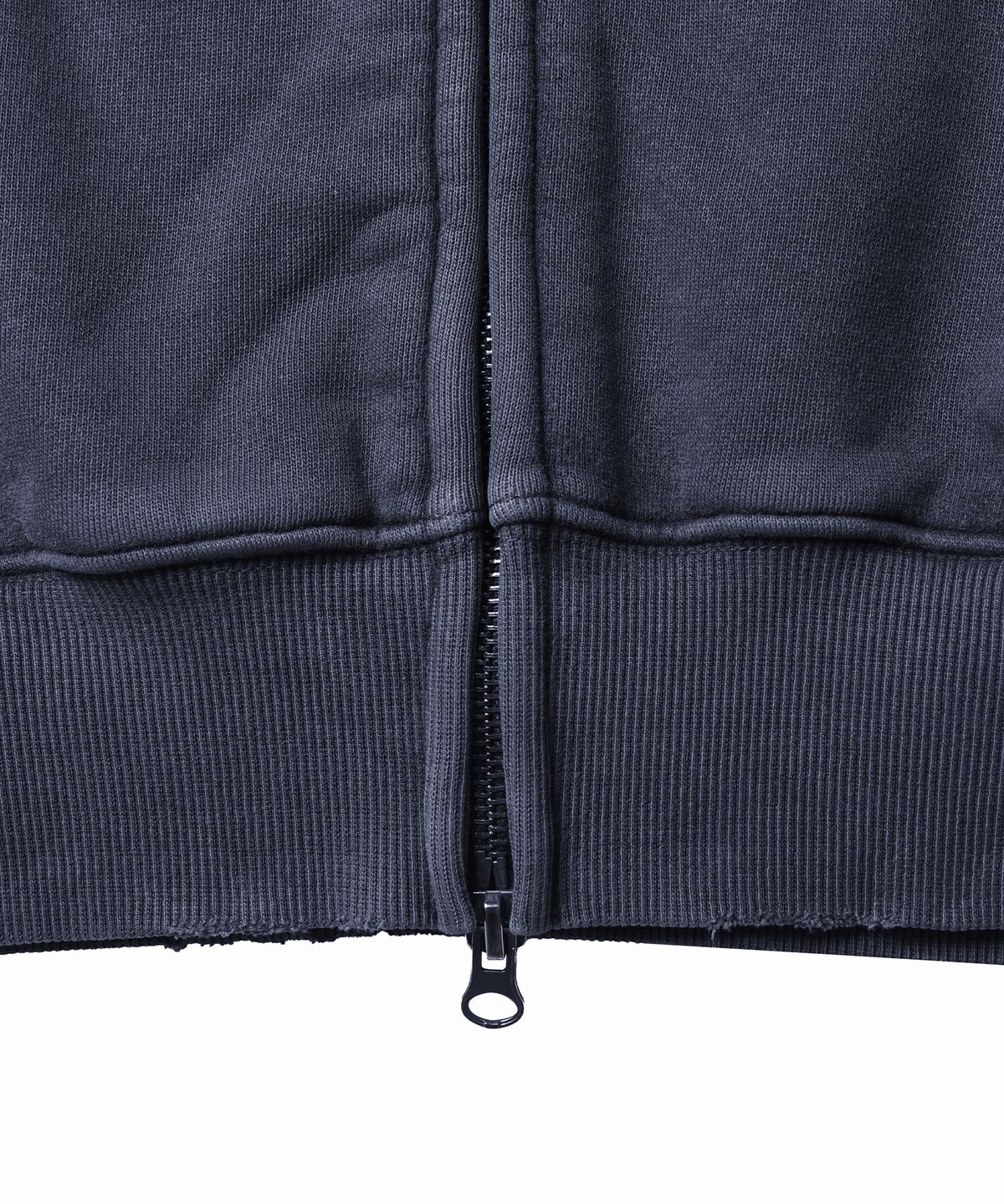 핍스 모터사이클(PHYPS MOTORCYCLE) Women Pigment Hoodie Zip Up Navy
