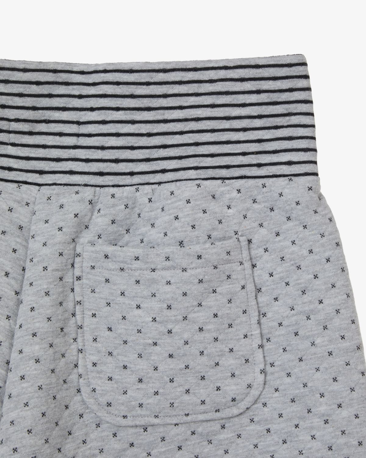 에이이에이이(AEAE) BIG BUTTON MINI SHORTS [GREY]