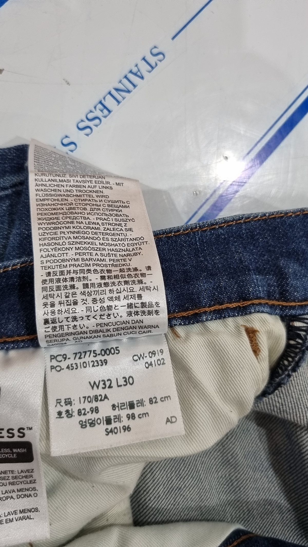 리바이스(LEVI'S) 청/데님 팬츠 W32L30