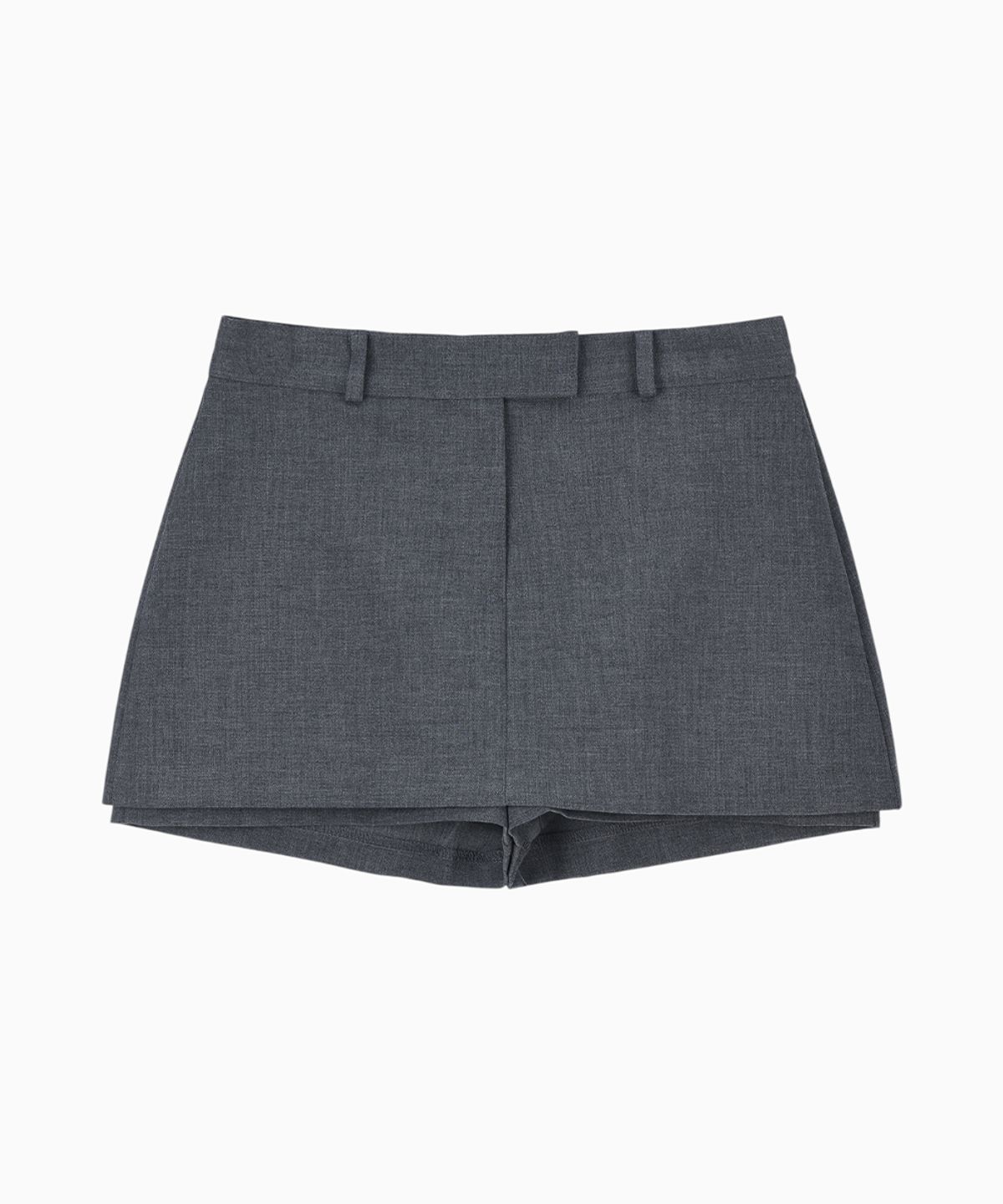 프로젝트 웨이브(PROJECT WAVE) Kenny Wool Skirt (Charcoal)