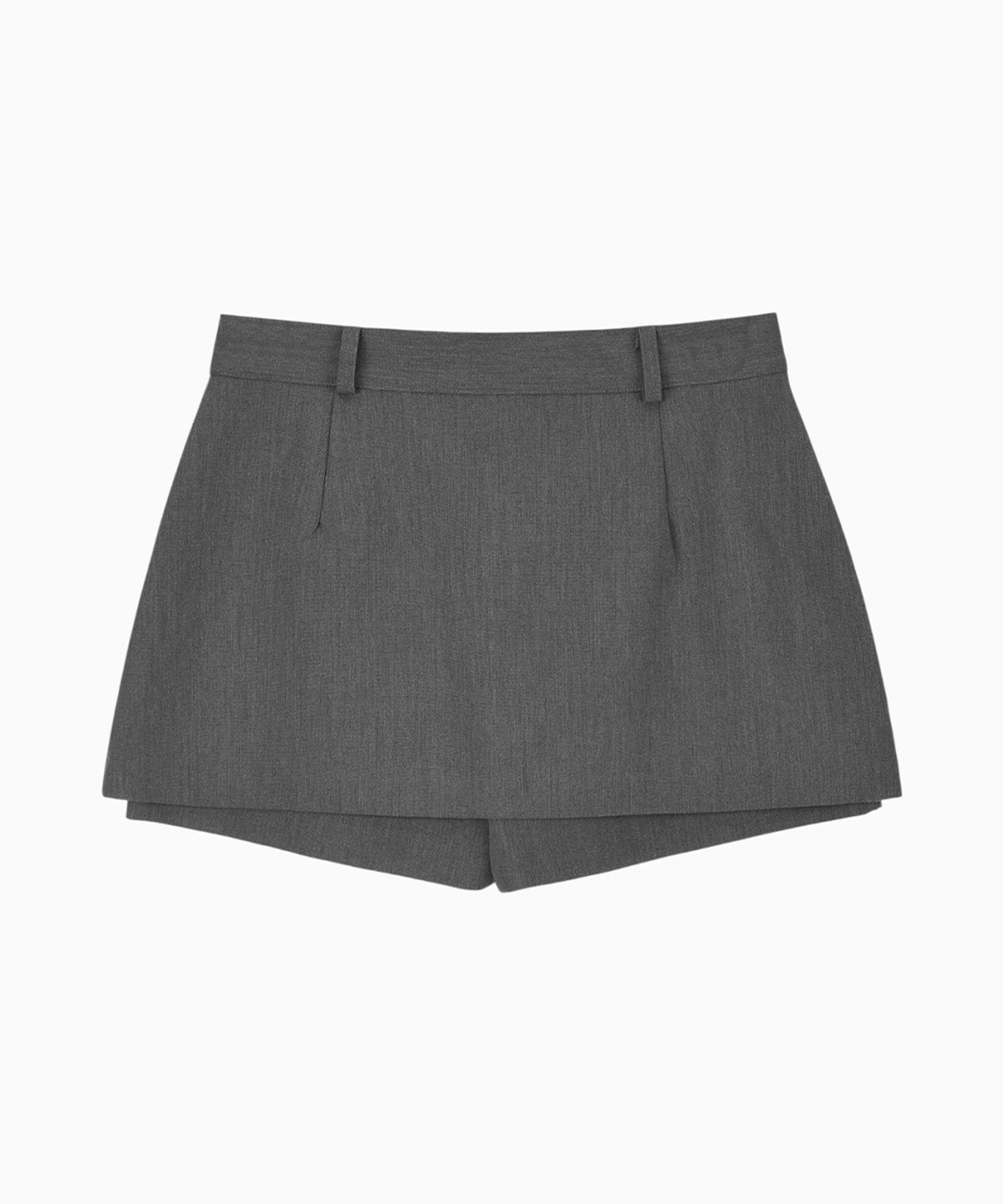 프로젝트 웨이브(PROJECT WAVE) Kenny Wool Skirt (Charcoal)