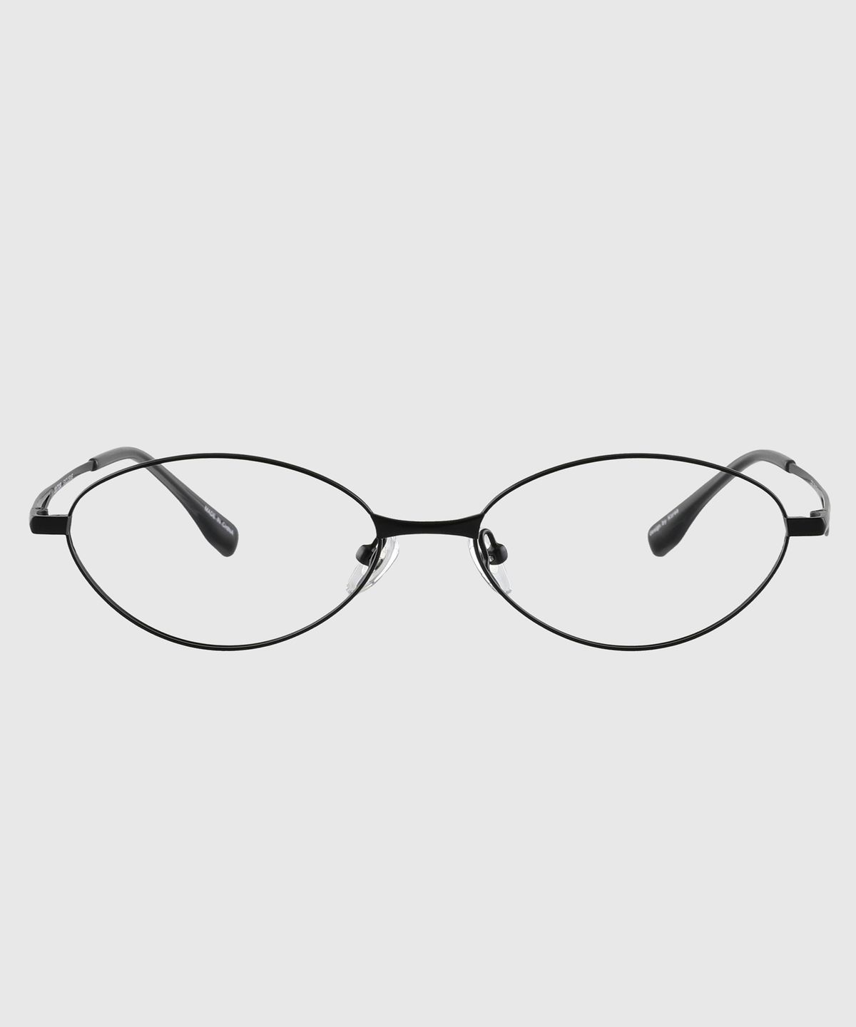 투디터(2DITOR) DO 라운드 슬림 메탈 자외선 블루라이트차단 안경 C1 블랙
