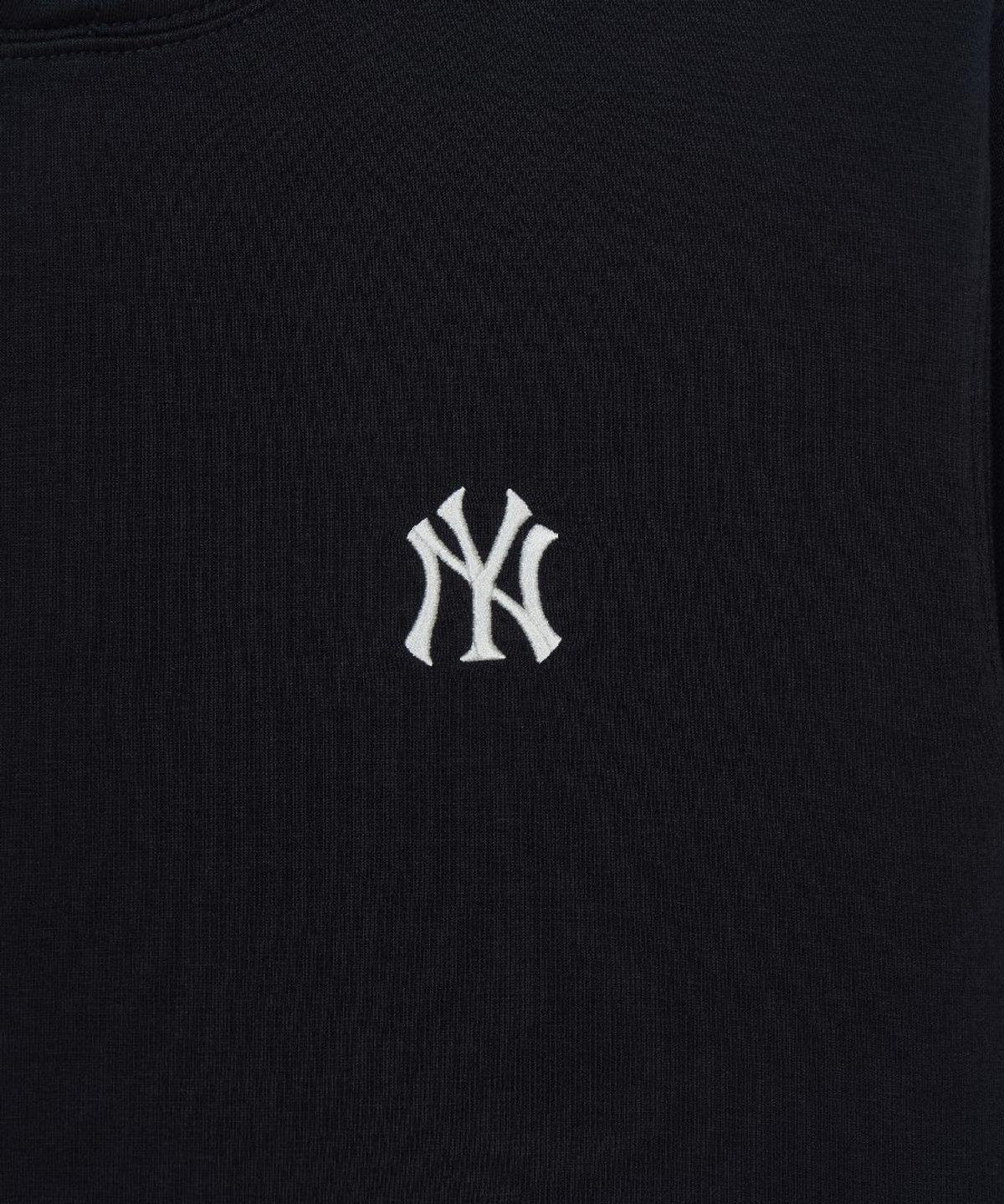 엠엘비(MLB) 베이직 스몰로고 후드티 NY (Black)