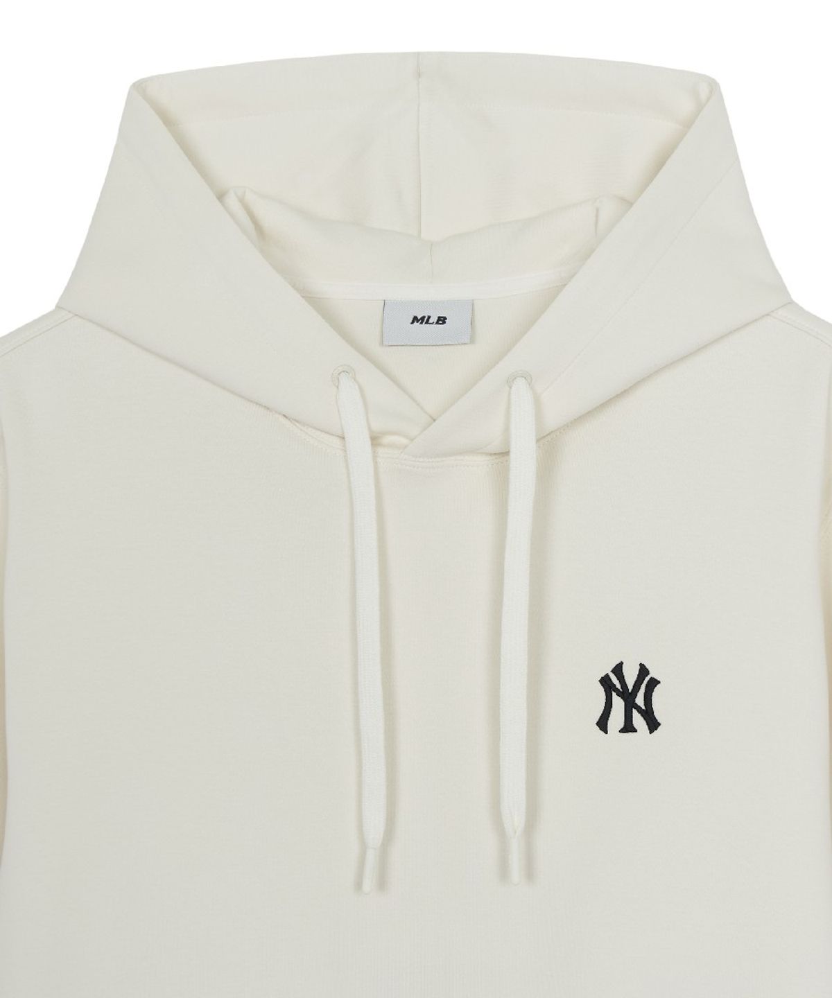 엠엘비(MLB) 베이직 스몰로고 후드티 NY (Cream)