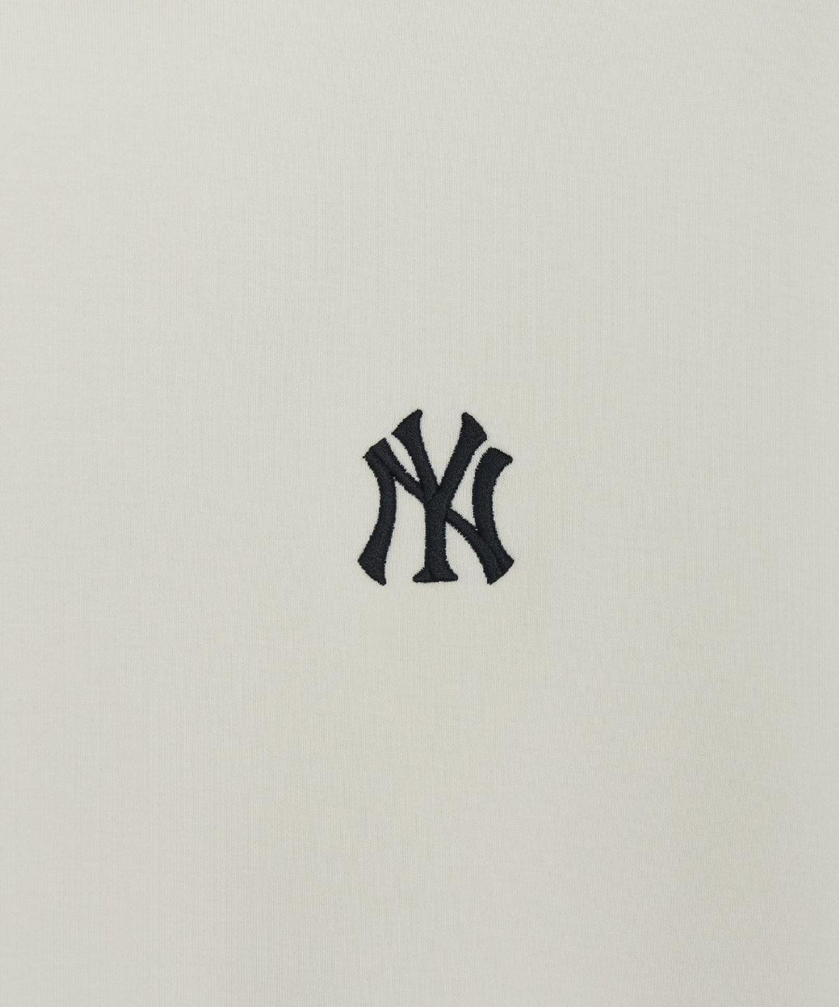 엠엘비(MLB) 베이직 스몰로고 후드티 NY (Cream)