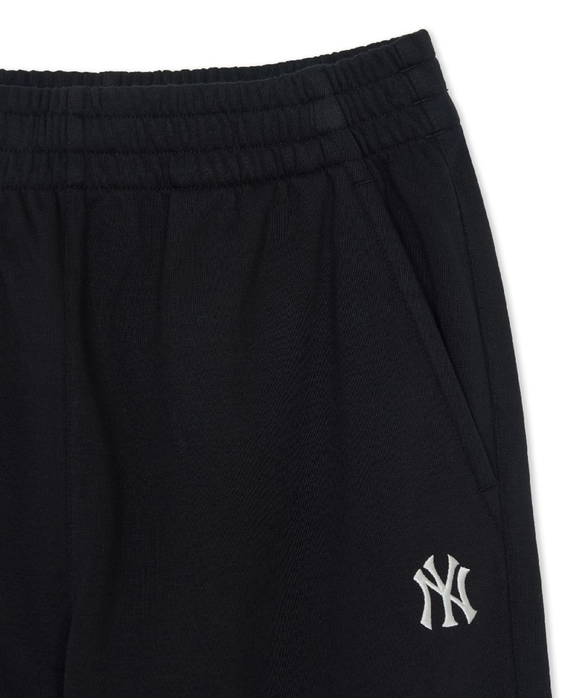 엠엘비(MLB) 베이직 스몰로고 와이드 팬츠 NY (Black)