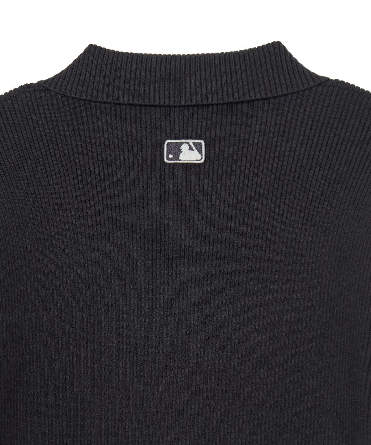 엠엘비(MLB) 여성 베이직 립 버튼 카라 가디건 LA (D.Charcoal Grey)