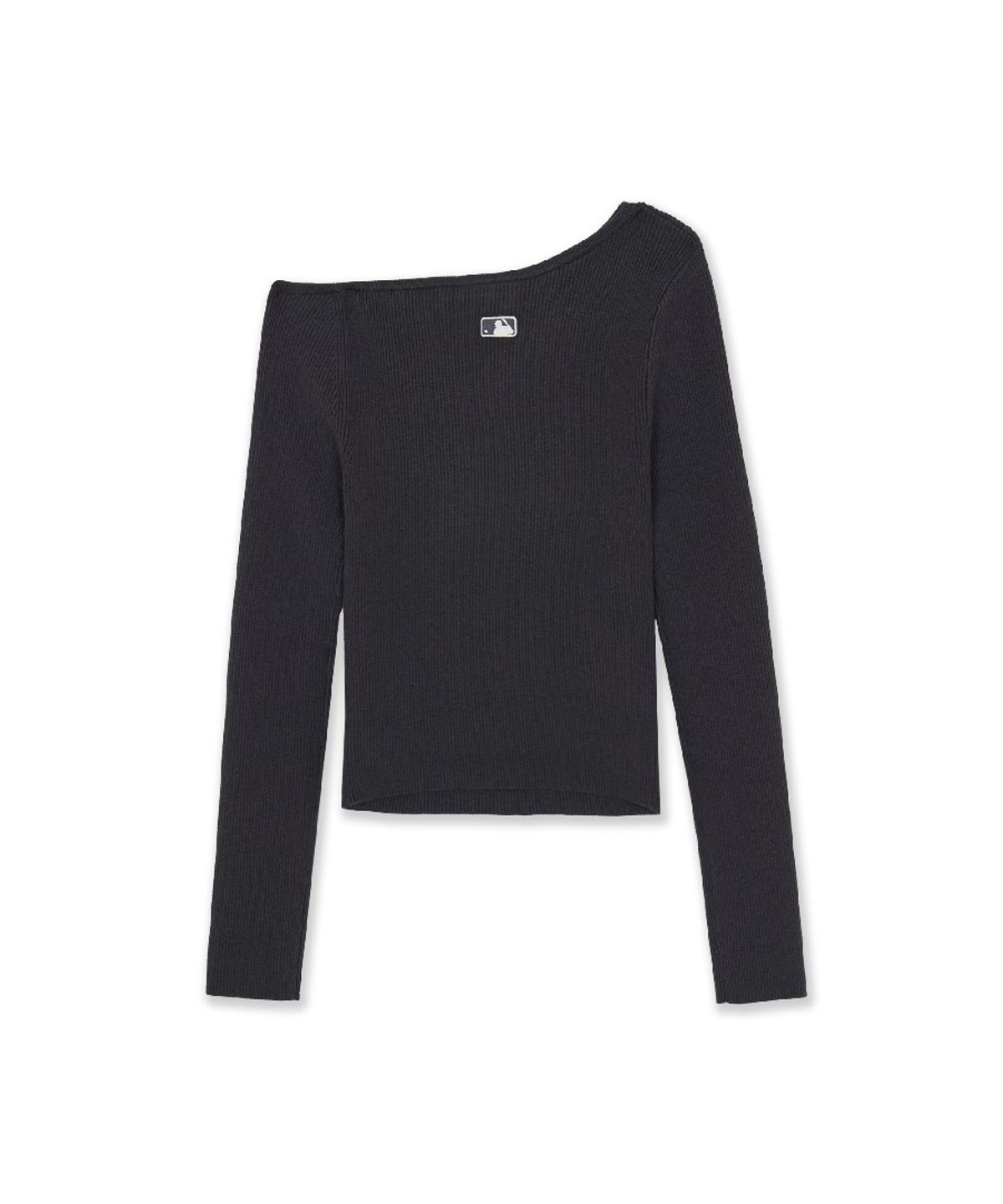 엠엘비(MLB) 여성 베이직 립 오프숄더 스웨터 풀오버 LA (D.Charcoal Grey)
