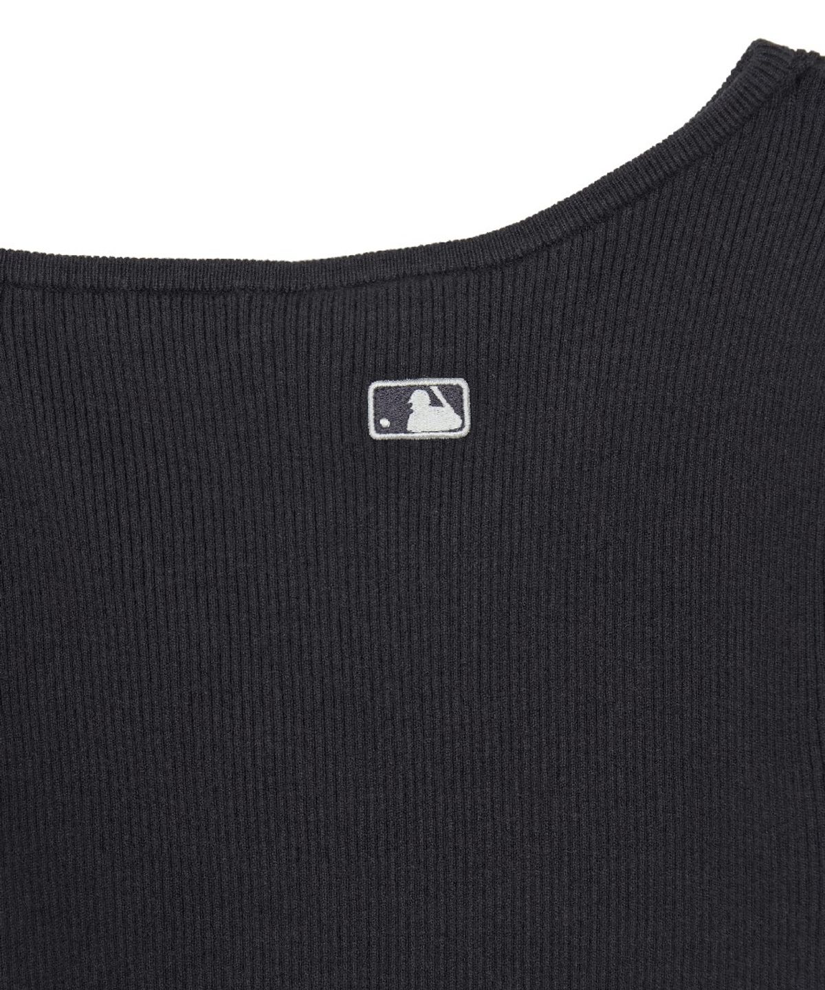 엠엘비(MLB) 여성 베이직 립 오프숄더 스웨터 풀오버 LA (D.Charcoal Grey)