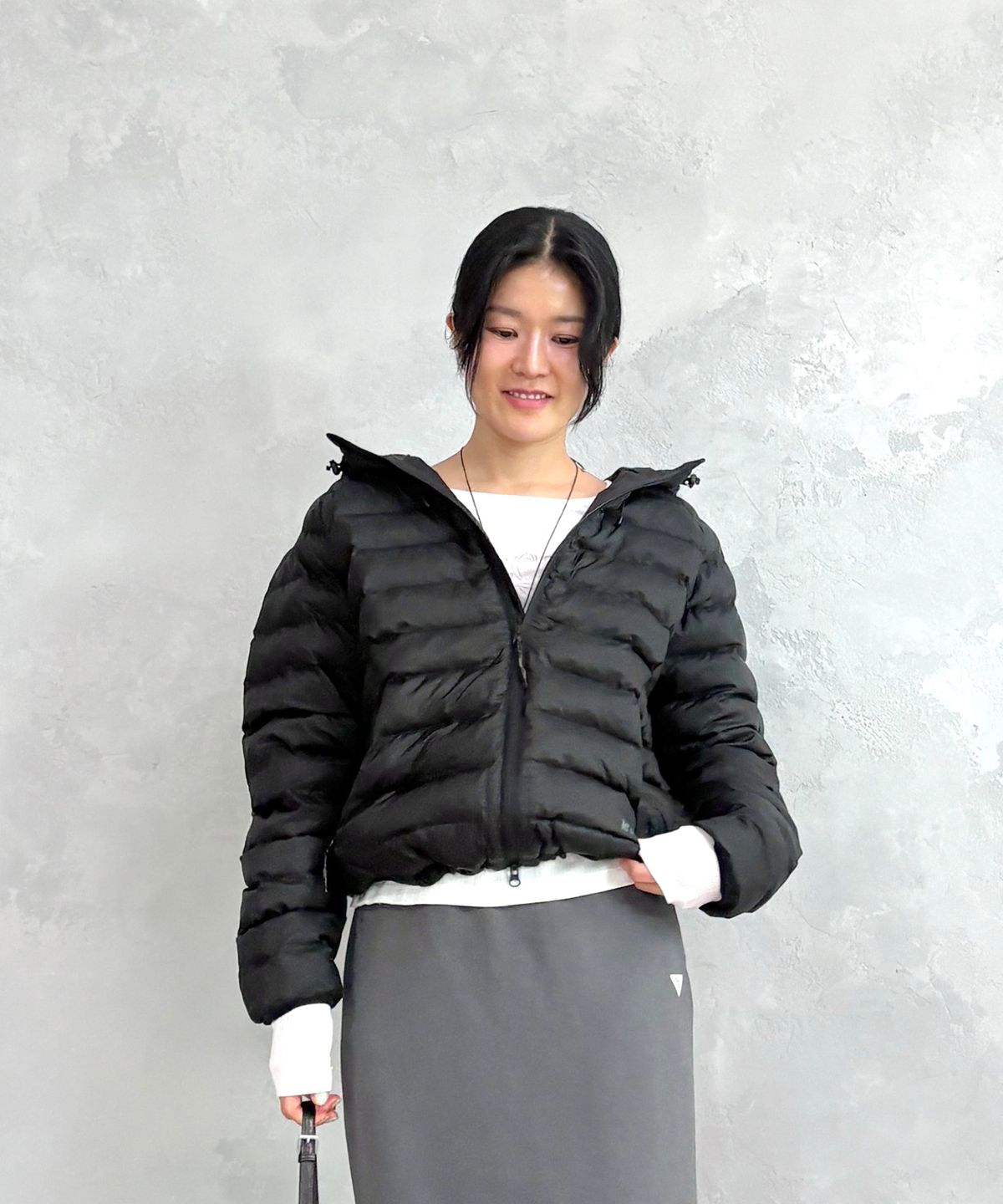 르꼬끄(LECOQ) 유니 경량 볼패딩 - 블랙 QR423JPDO1