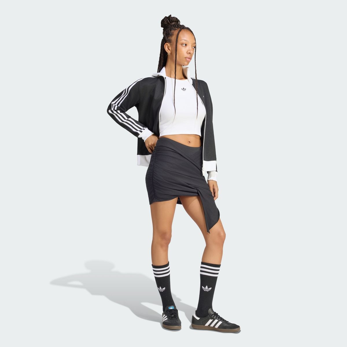 아디다스(ADIDAS) 랩 어라운드 스커트 LD8930