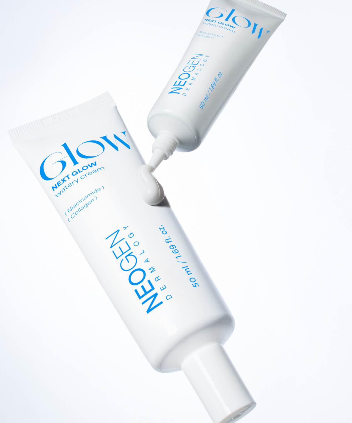 네오젠(NEOGEN) 속건조 히알루론산 화잘먹 속광 크림 글로우 워터리 크림 50ml
