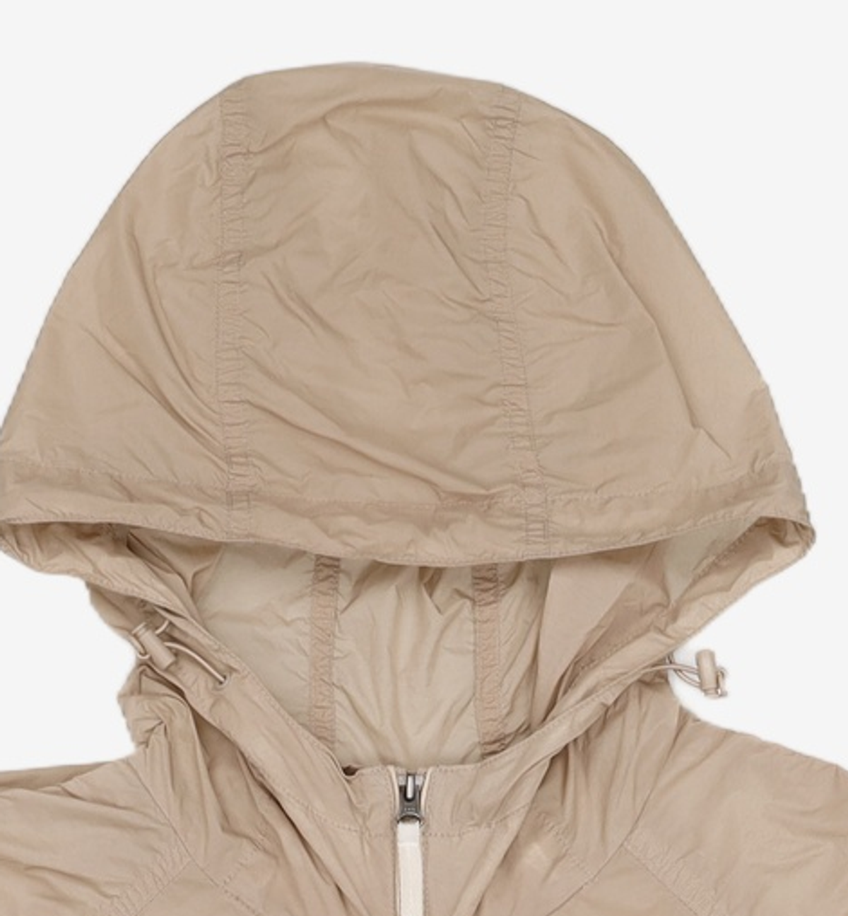 코오롱스포츠(KOLON SPORT) 여성 중기장 방풍 후디 자켓(윈드 포레스트)_TVJJM20312TBE 100