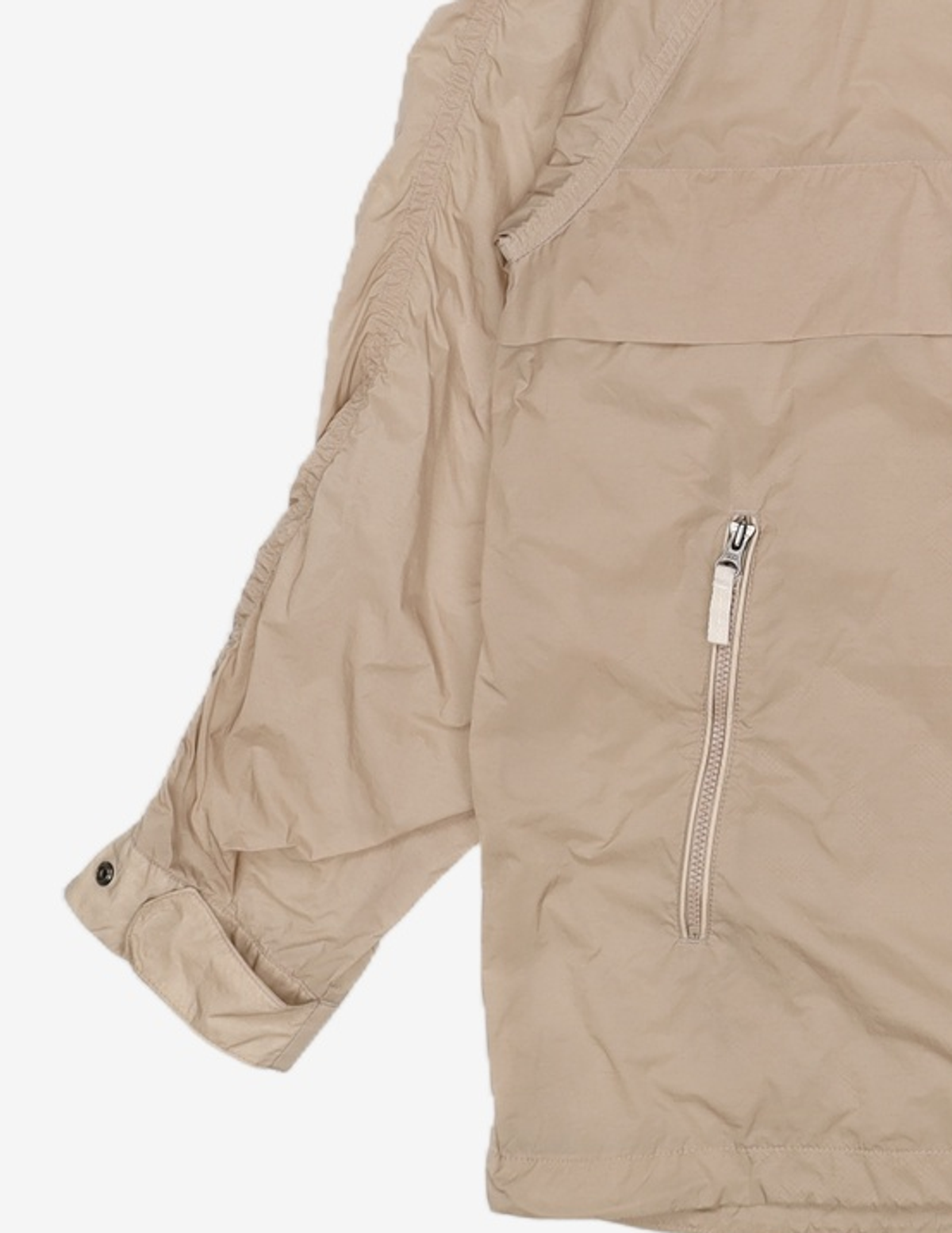 코오롱스포츠(KOLON SPORT) 여성 중기장 방풍 후디 자켓(윈드 포레스트)_TVJJM20312TBE 100