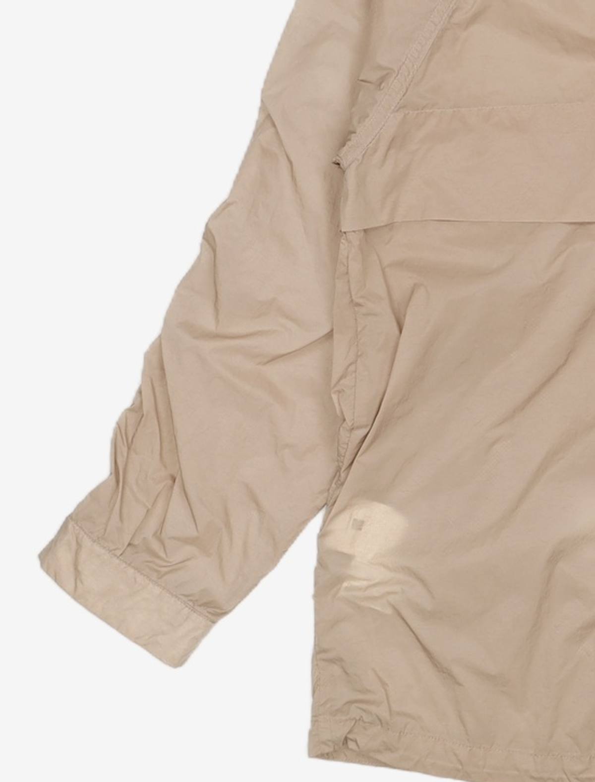코오롱스포츠(KOLON SPORT) 여성 중기장 방풍 후디 자켓(윈드 포레스트)_TVJJM20312TBE 100