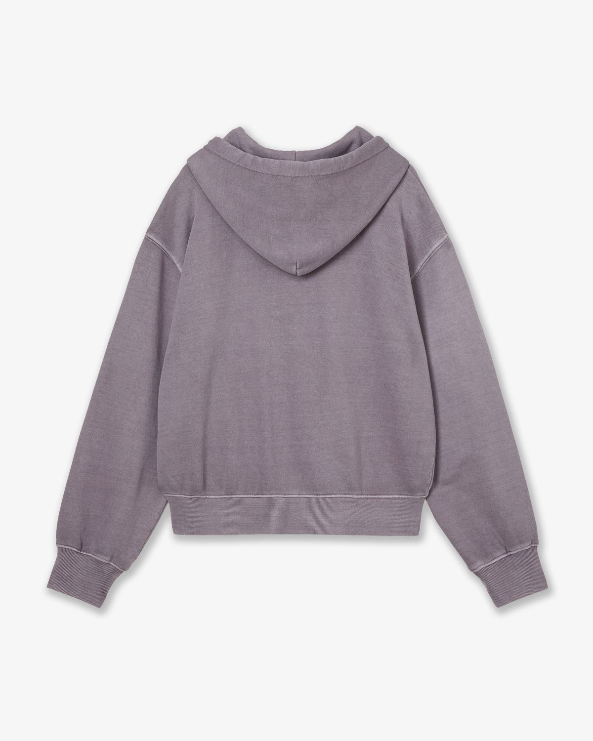 에이이에이이(AEAE) WEB LOGO WASHED HOOD ZIP UP [PURPLE GREY]