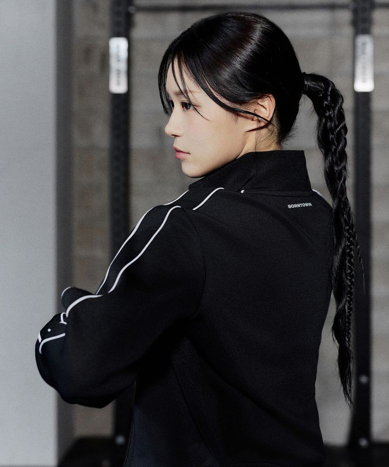 W SILVER B PIPING LINE ZIP UP JACKET [BLACK]