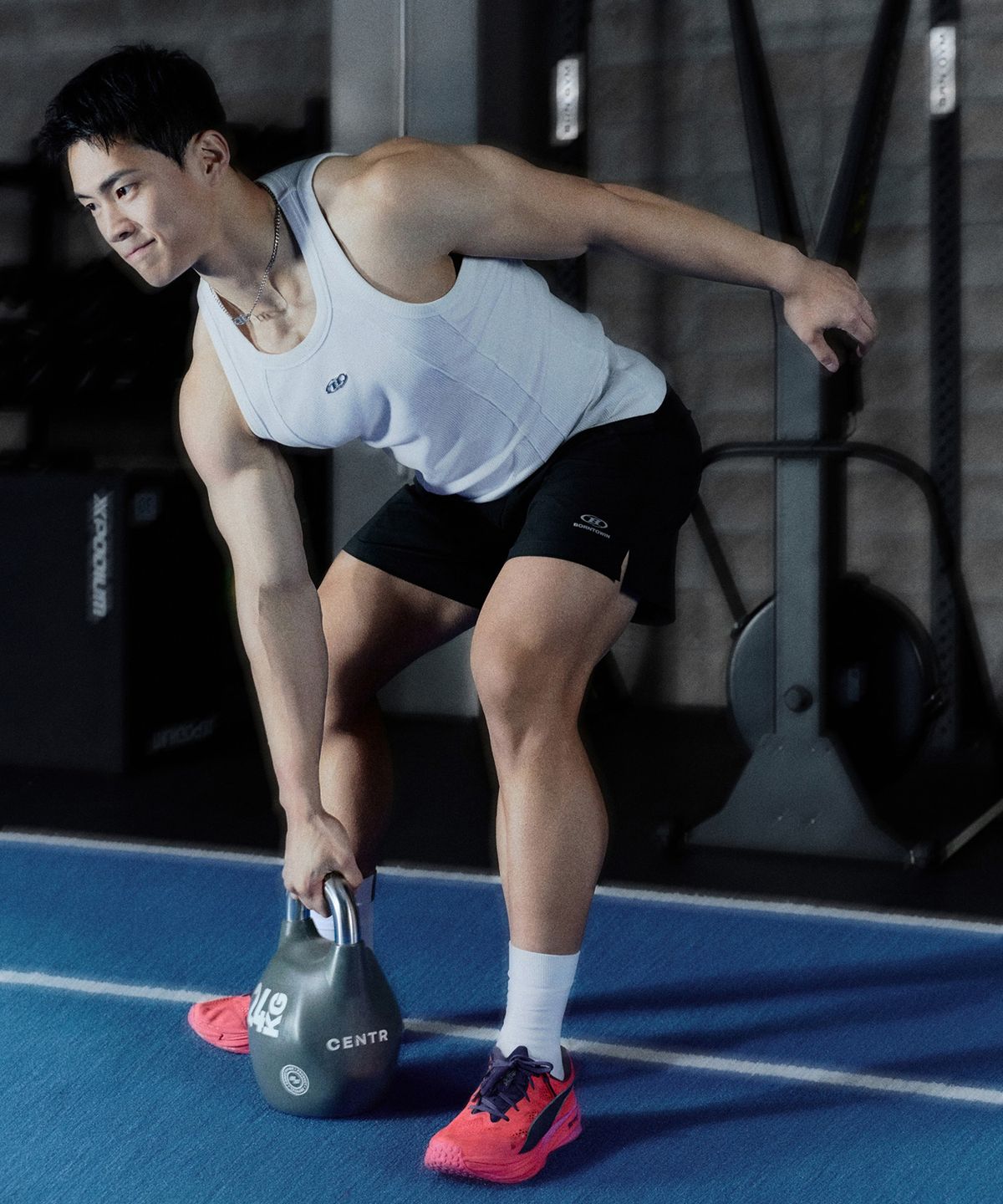 본투윈(BORN TO WIN) B-SYMBOL ESSENTIAL ACTIVE SHORTS [BLACK]