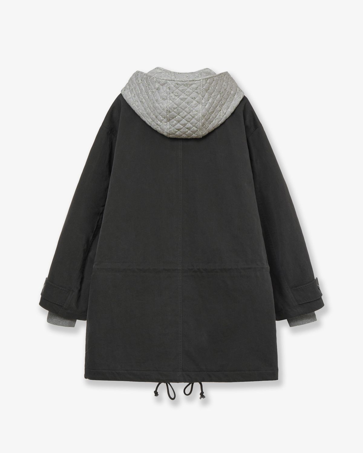에이이에이이(AEAE) FLOWER BLOCK FIELD JACKET [CHARCOAL]