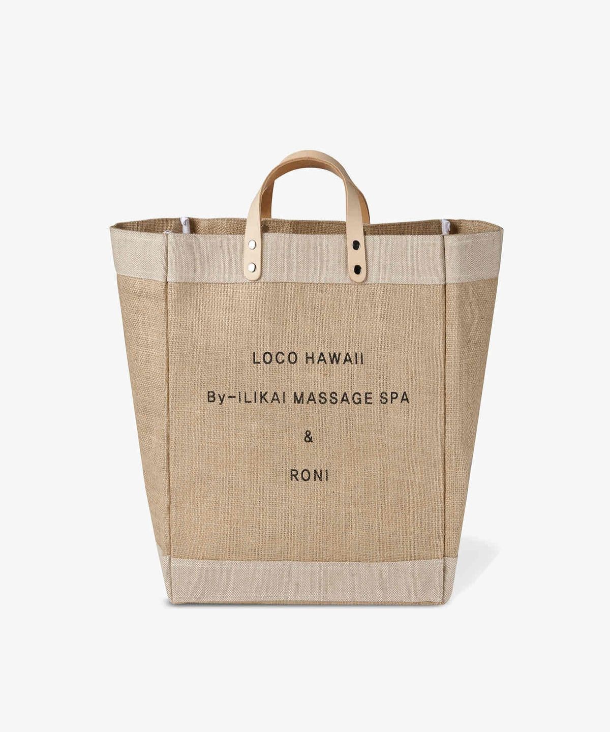 로코하와이(LOCO HAWAII) 알로하 아사 토트백 베이지