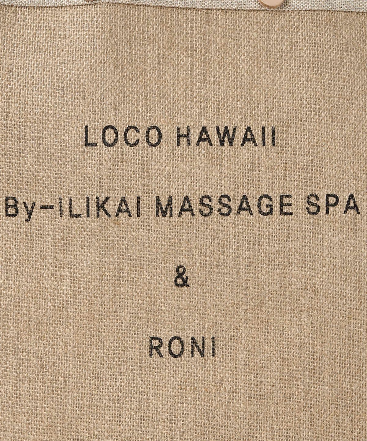 로코하와이(LOCO HAWAII) 알로하 아사 토트백 베이지