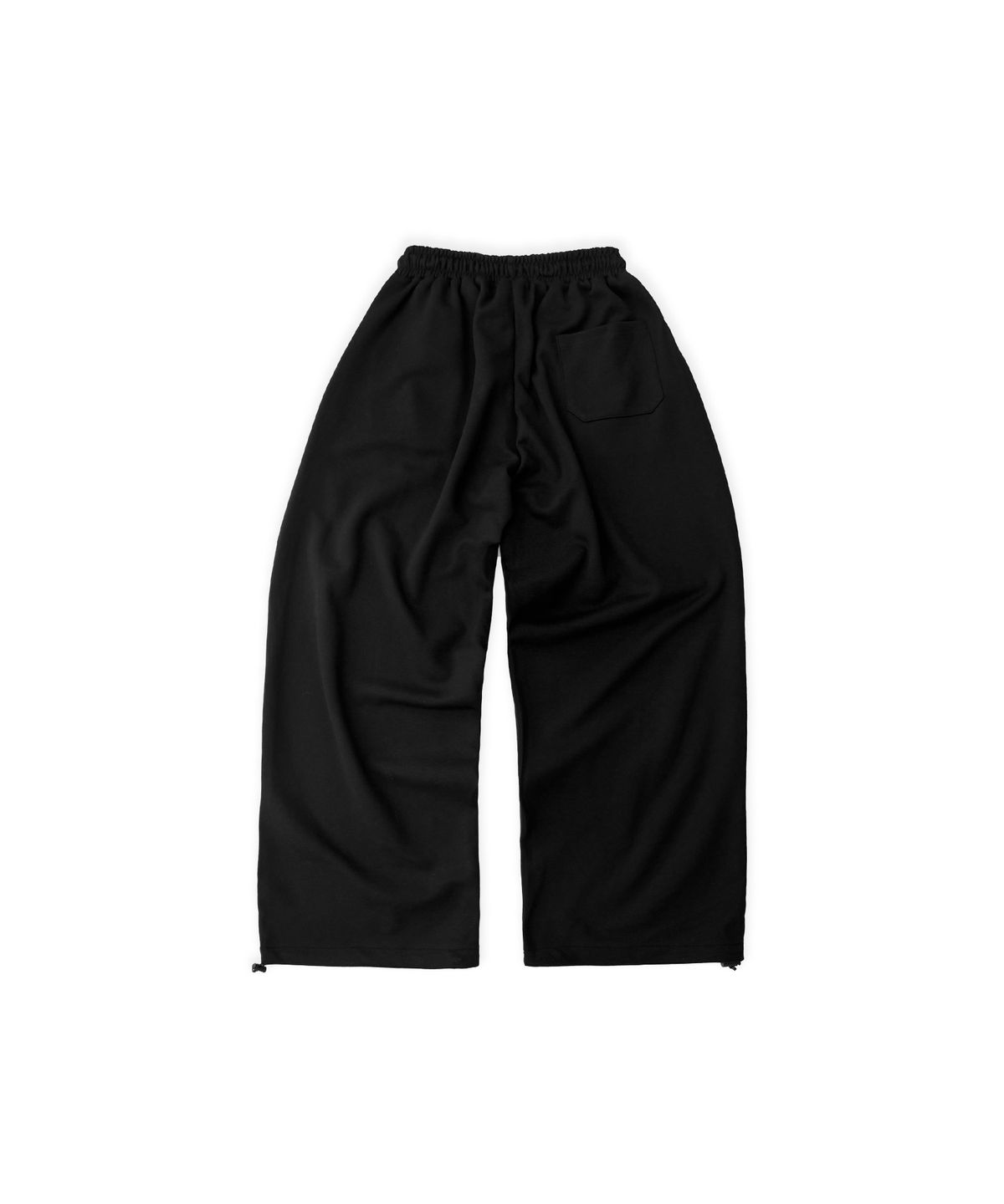 언유즈랩(UNUSEDLAB) 바시티 그래픽 스웨트 팬츠 [블랙]