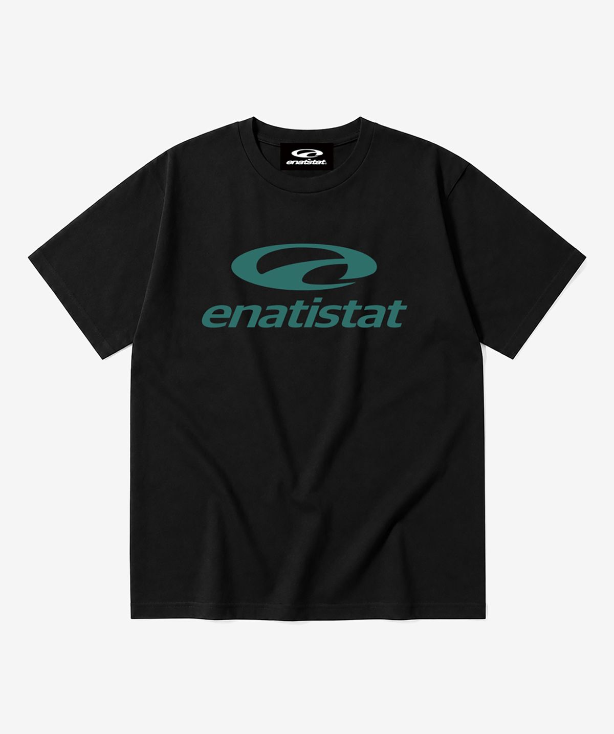 에나티스탯(ENATISTAT) ENATI CIRCLE LOGO TEE BLACK