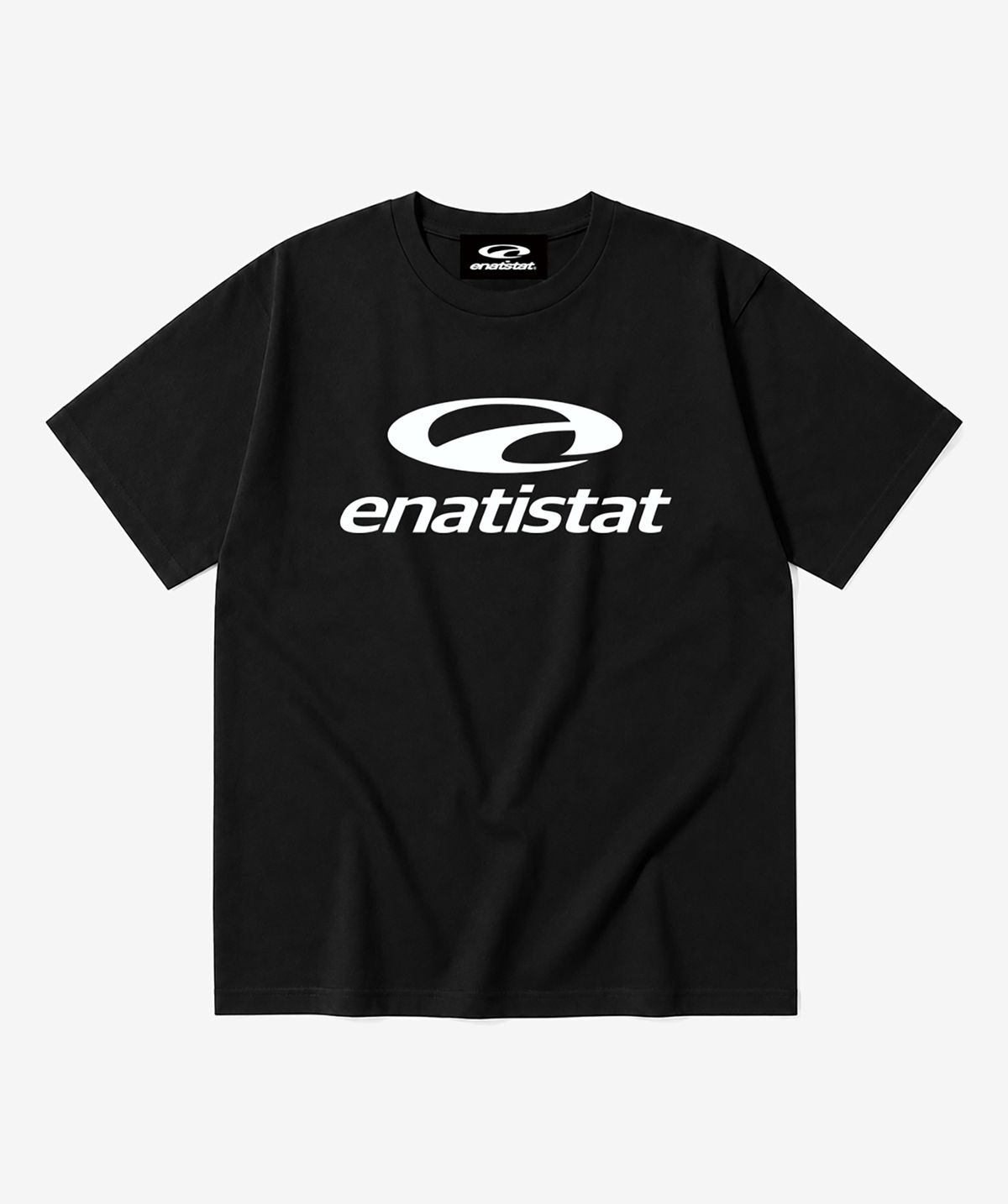 에나티스탯(ENATISTAT) ENATI CIRCLE LOGO TEE BLACK