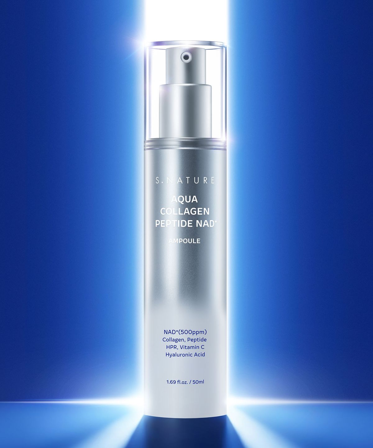 에스네이처(S.NATURE) 아쿠아 콜라겐 펩타이드 NAD+ 앰플 50ml