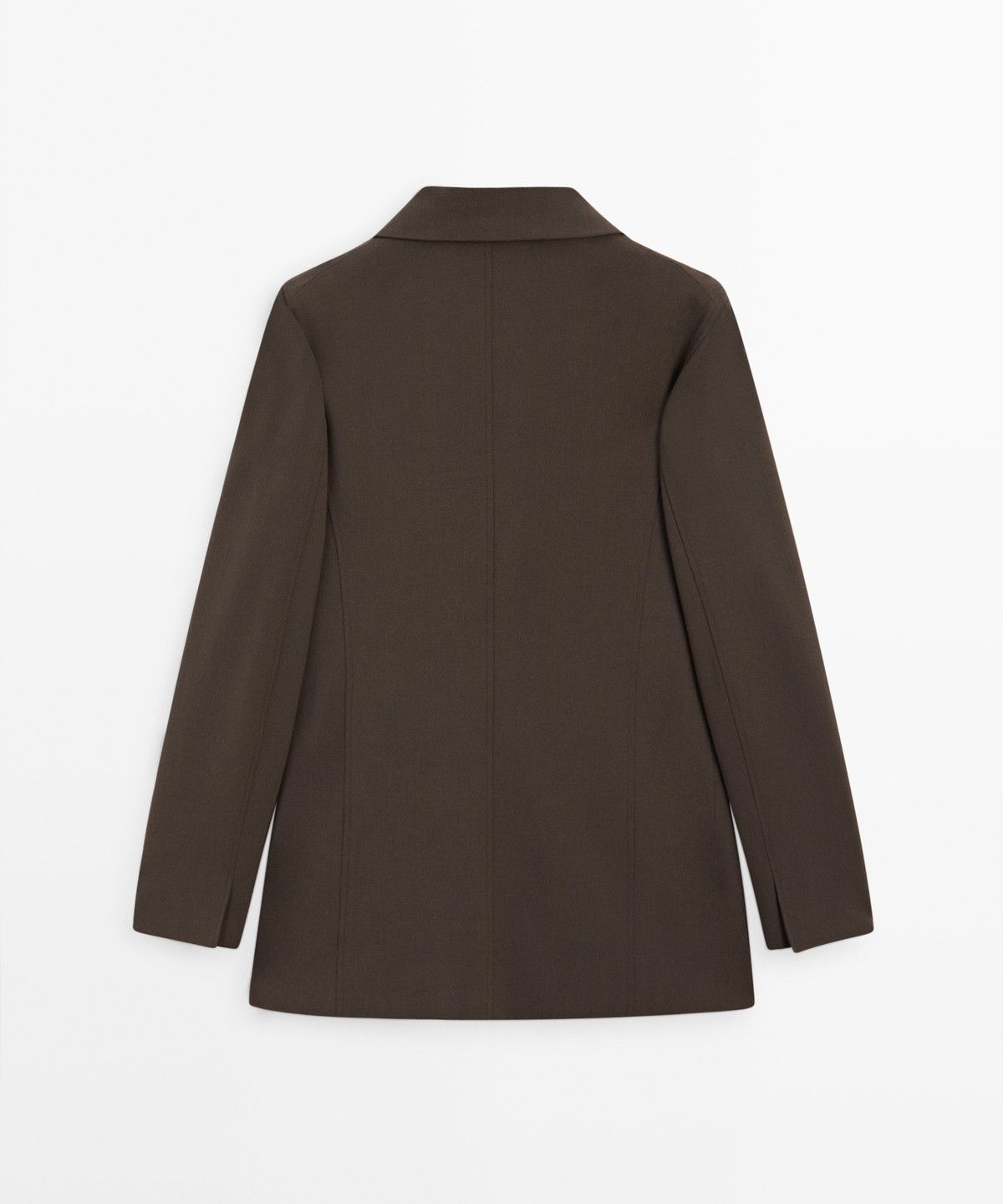 마시모두띠(MASSIMO DUTTI) 울 혼방 플루이드 블레이저