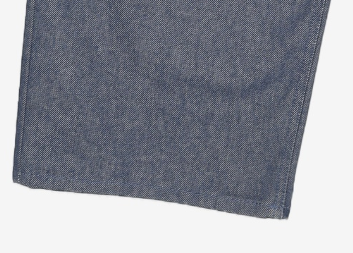 86로드(86ROAD) REAL WIDE ONE TUCK DENIM GREEN BLUE / WIDE 34