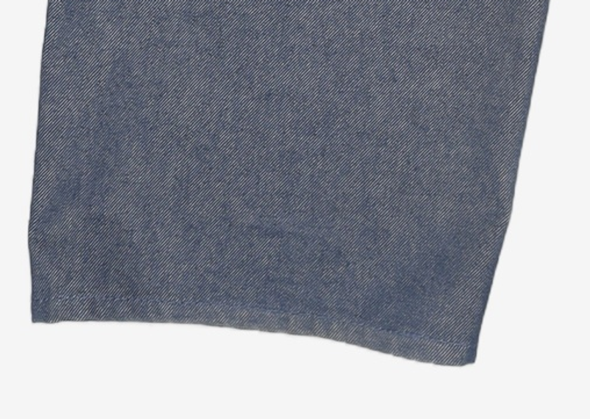86로드(86ROAD) REAL WIDE ONE TUCK DENIM GREEN BLUE / WIDE 34