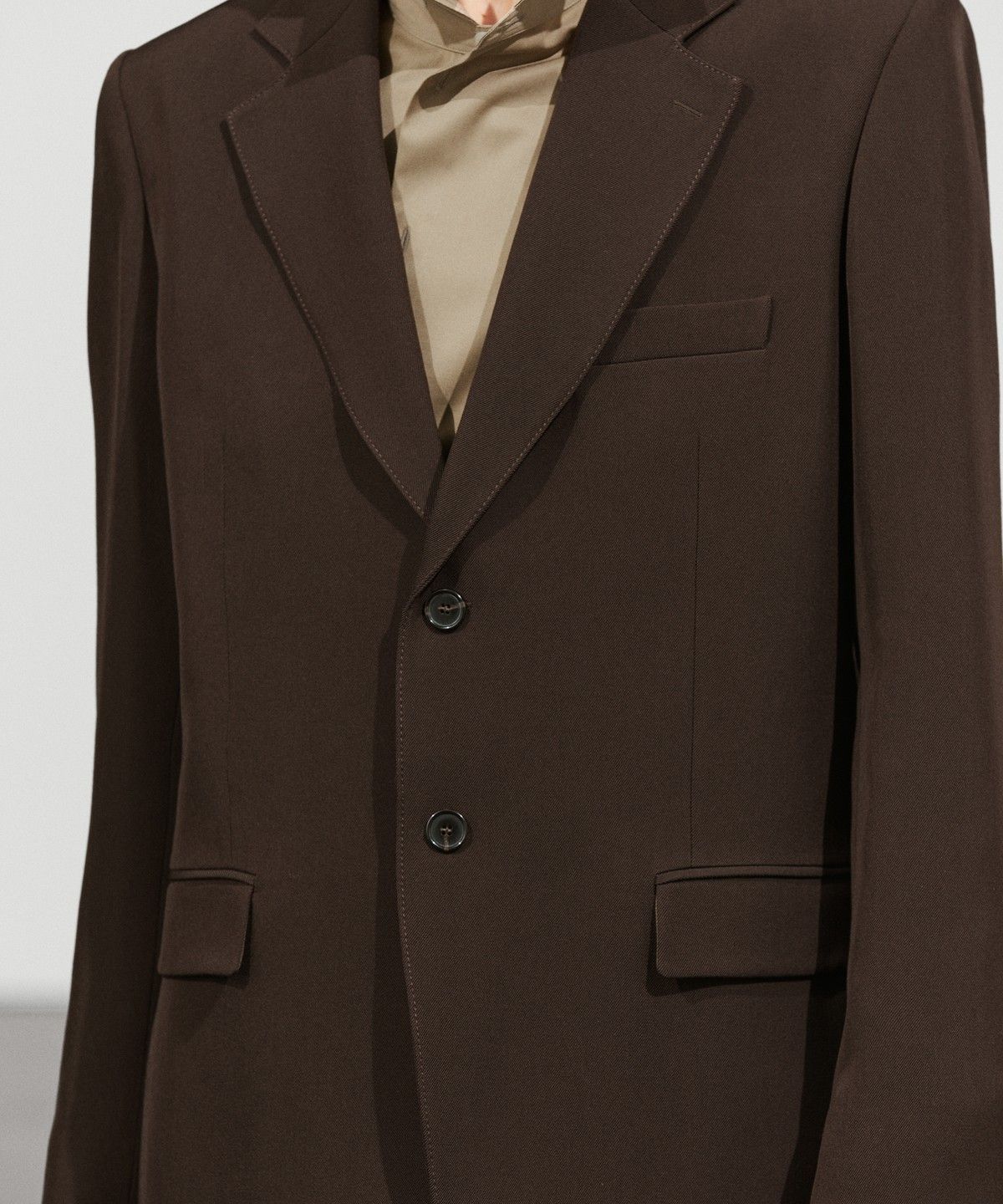 마시모두띠(MASSIMO DUTTI) 플루이드 울 블렌드 블레이저