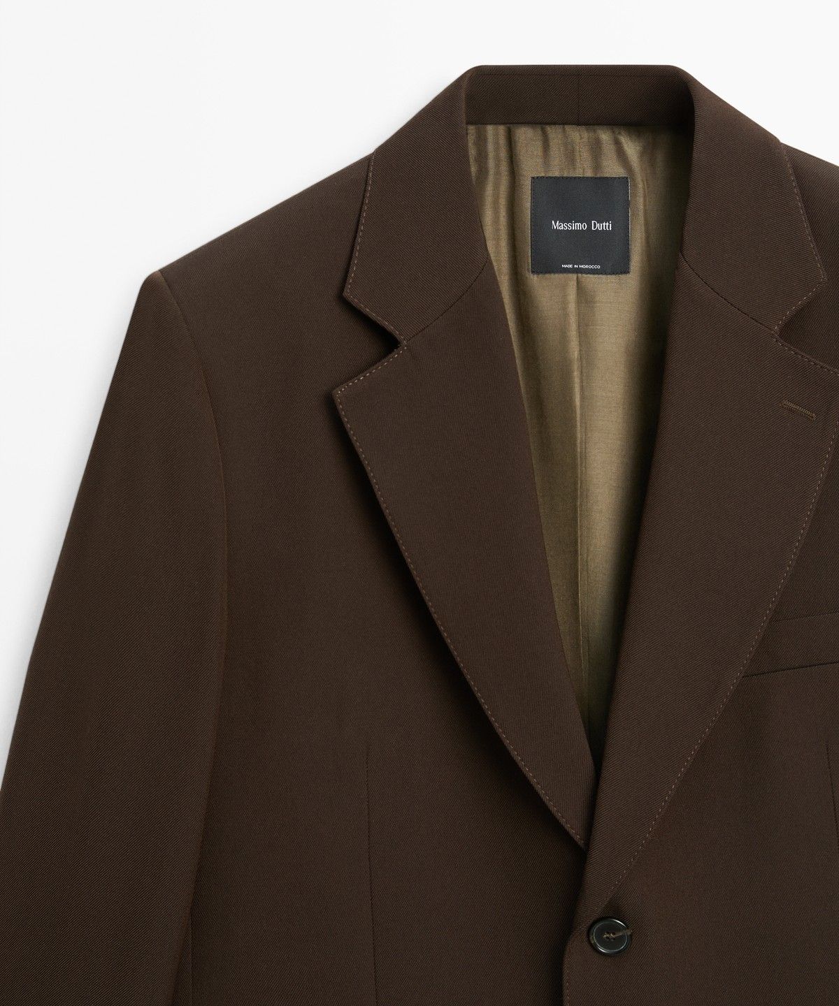 마시모두띠(MASSIMO DUTTI) 플루이드 울 블렌드 블레이저