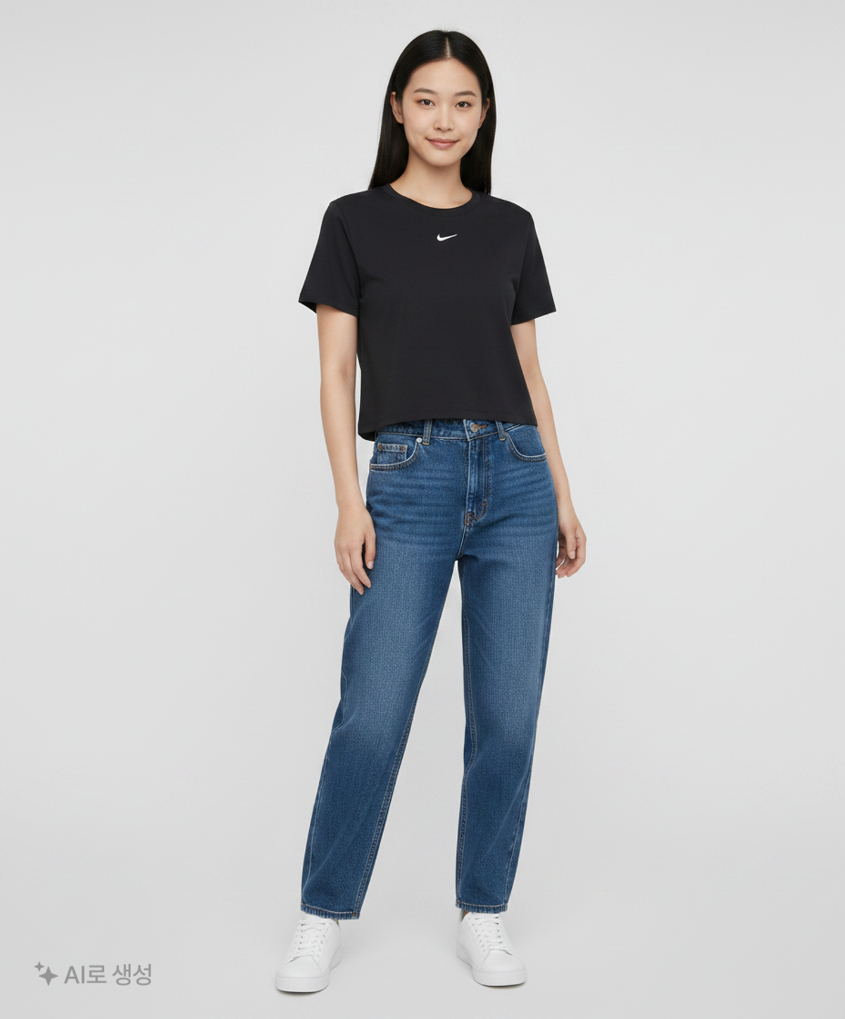 나이키(NIKE) 스포츠웨어 칠 니트 티셔츠 W - 블랙:화이트 / FV5509-010 L