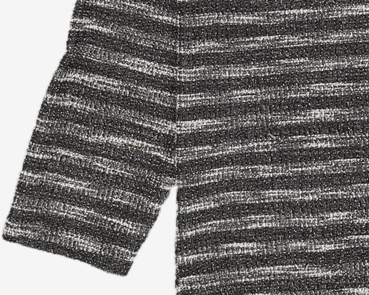 메종미네드(MAISON MINED) MIXED BOUCLE KNIT LONG SLEEVE BLACK M