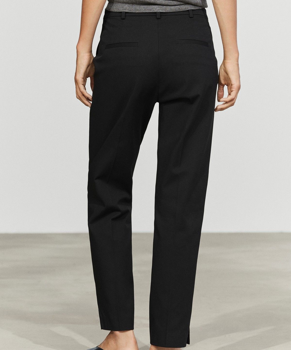 마시모두띠(MASSIMO DUTTI) 스트레치 스트레이트핏 팬츠