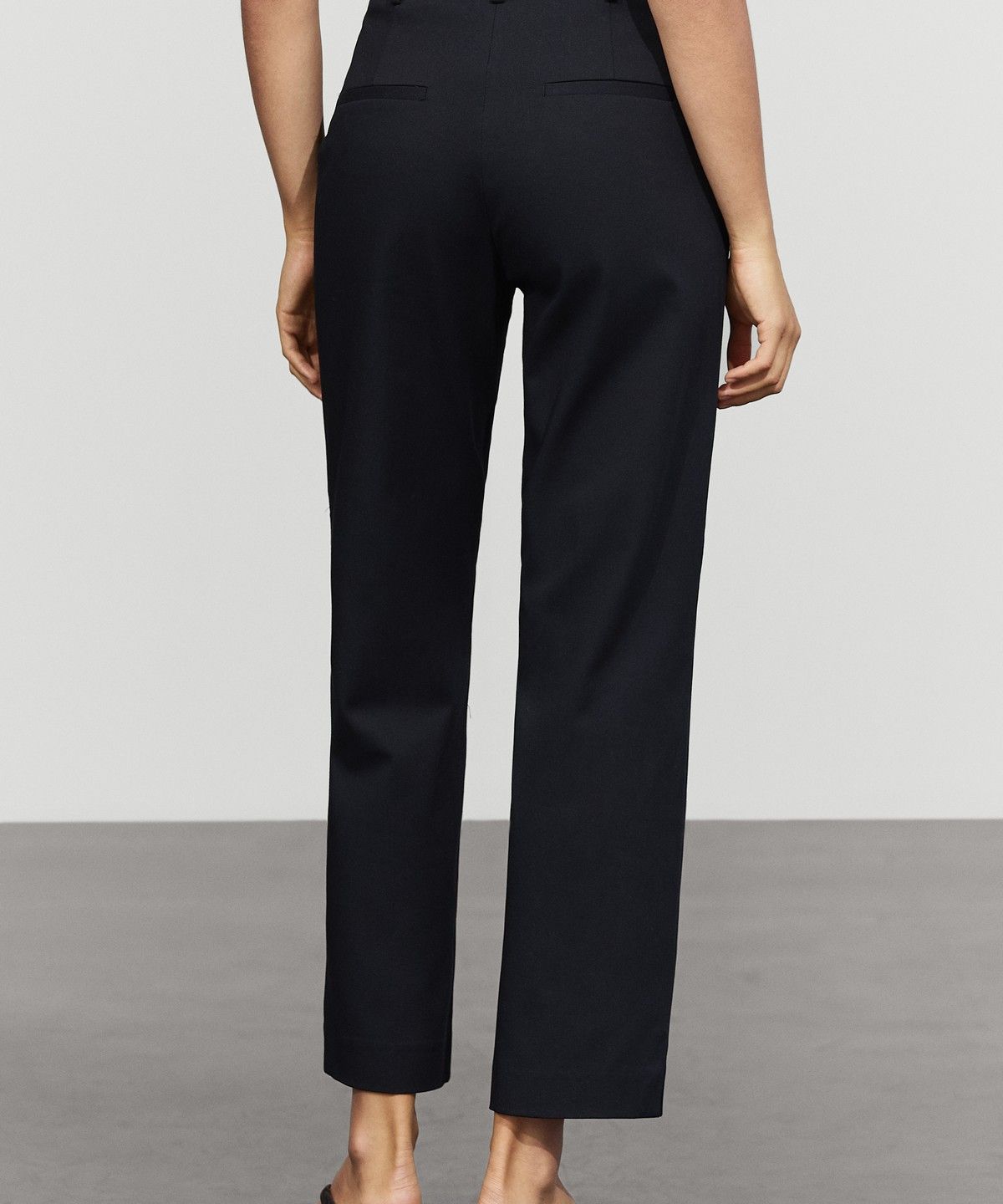 마시모두띠(MASSIMO DUTTI) 스트레치 스트레이트핏 팬츠