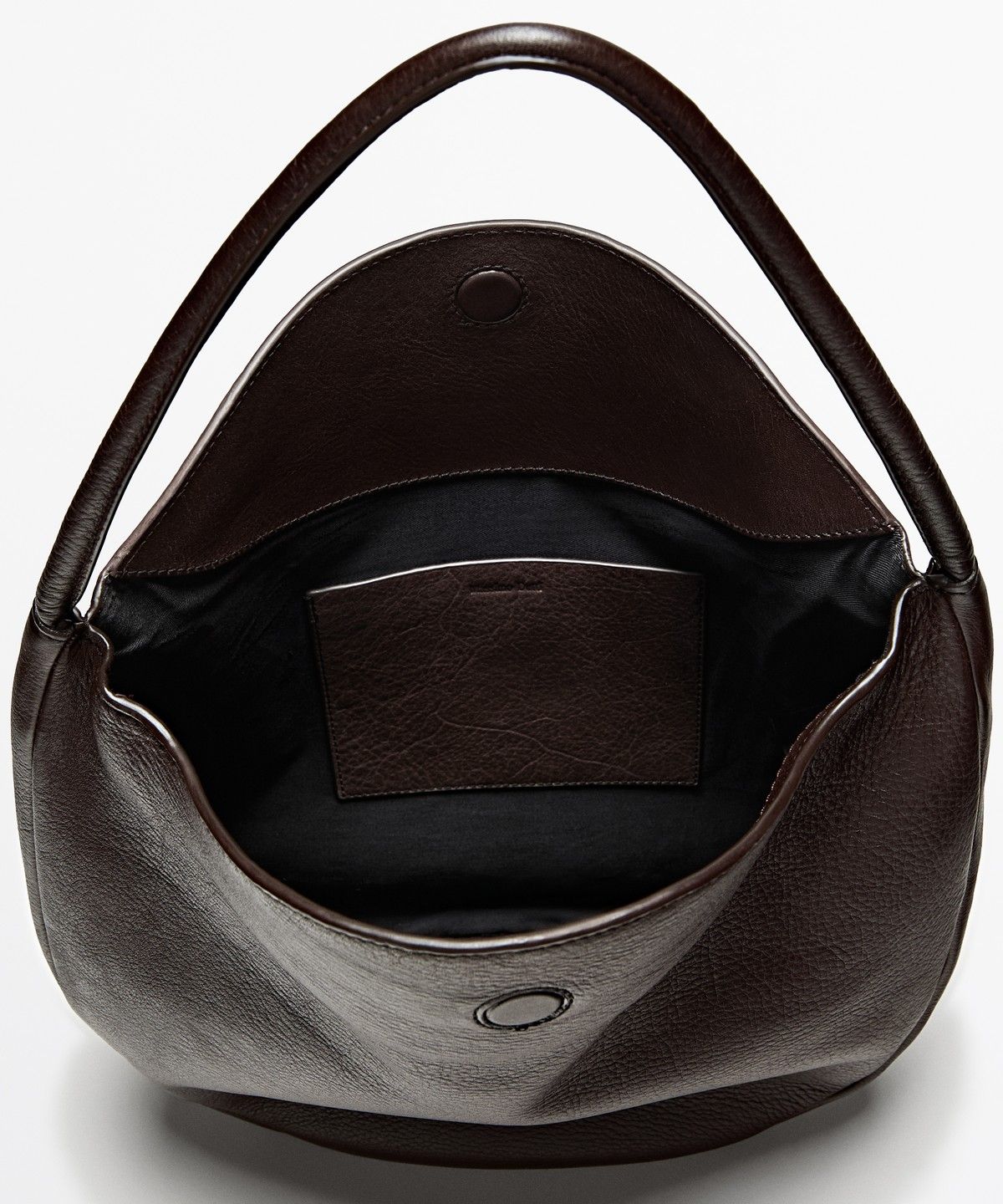 마시모두띠(MASSIMO DUTTI) 나파 가죽 미디엄 슬라우치 백