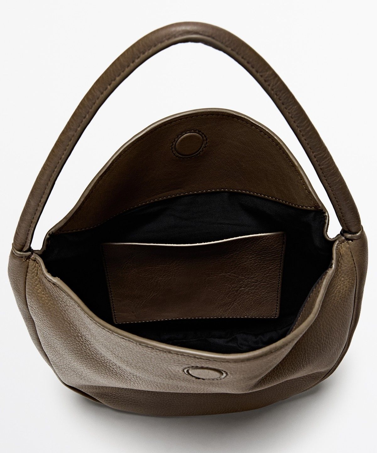 마시모두띠(MASSIMO DUTTI) 나파 가죽 슬라우치 미니 백