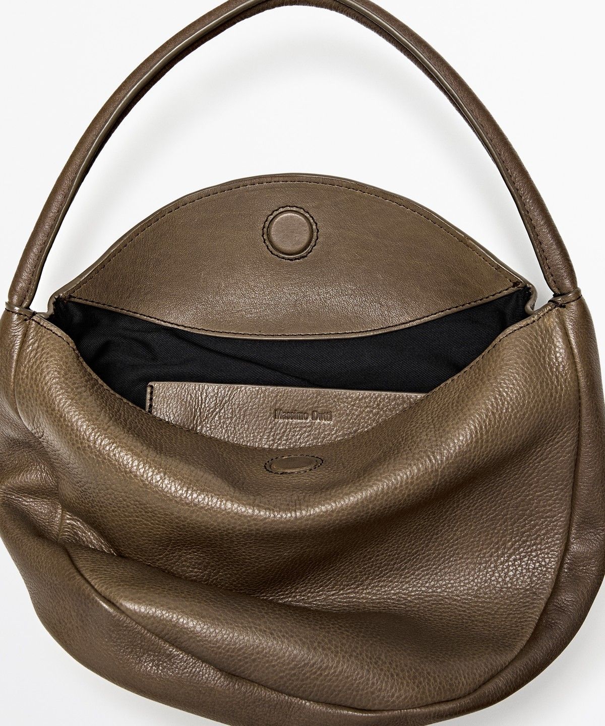 마시모두띠(MASSIMO DUTTI) 나파 가죽 슬라우치 미니 백