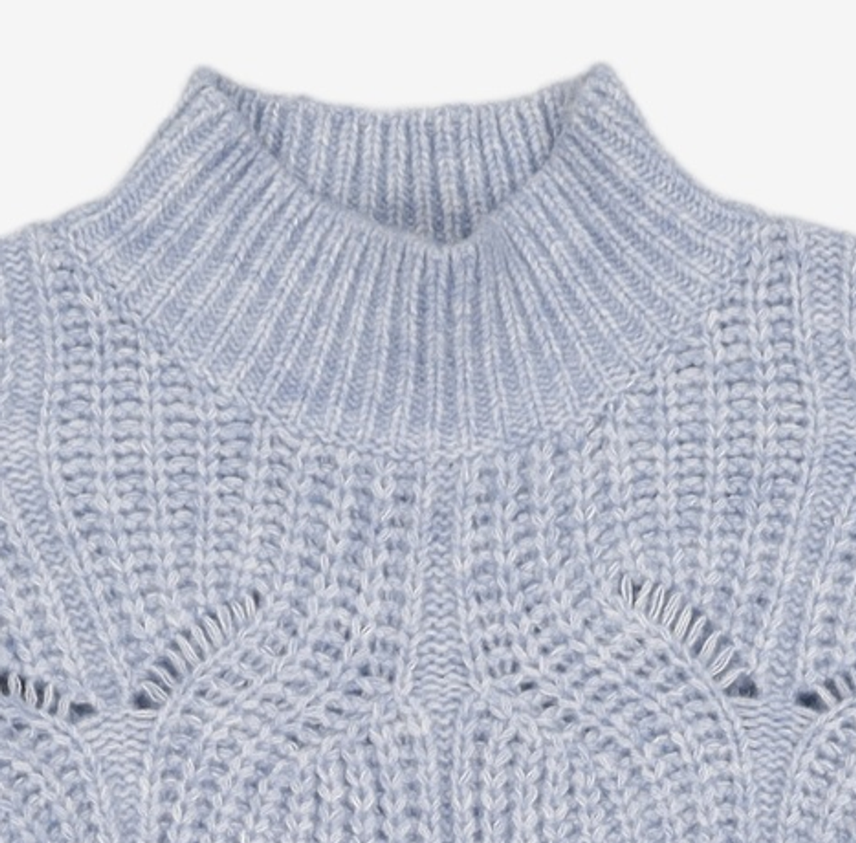 미쏘(MIXXO) 변형 조직 컬러 믹스 스웨터 MIWKAB126T S