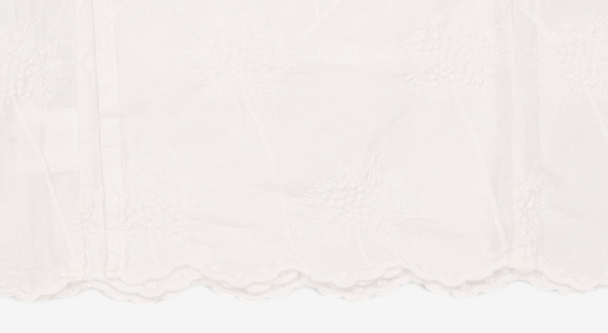 비뮤즈맨션(BEMUSE MANSION) Scallop lace halterneck top - White FREE